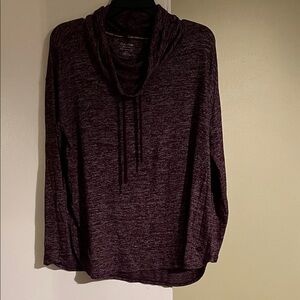 Calvin Klein Maroon Cowl Neck Top